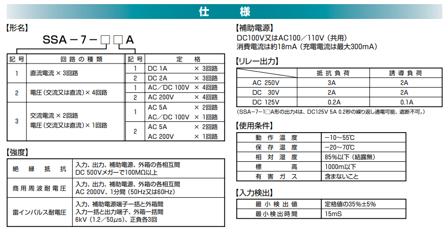 SSA-7A电子故障指示器TOYOKEIKI东洋计器